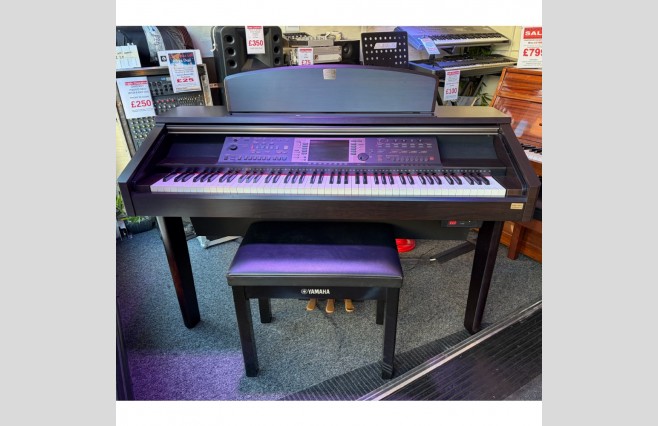 Yamaha CVP207 Satin Rosewood Digital Piano, Used - Complete Package (SN:609466) - Image 1